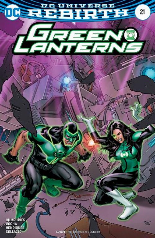 Green Lanterns #21 Variant Cover
(Rebirth)