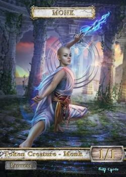 Monk Token (White 1/1 Prowess) (Version
5)