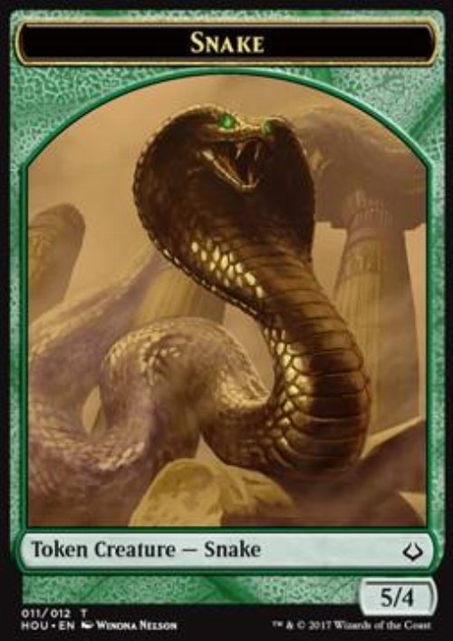 Snake Token (Green 5/4)