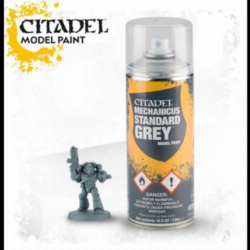 Citadel Spray - Mechanicus Standard Grey Χρώμα Μοντελισμού σε Σπρέι (400 ml)