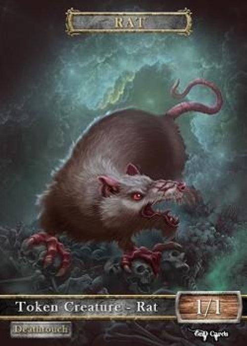 Rat Token (Black 1/1 Deathtouch)