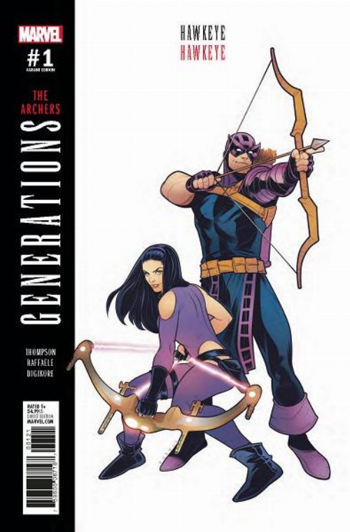 Generations: Hawkeye & Hawkeye #1 Torque Variant
Cover