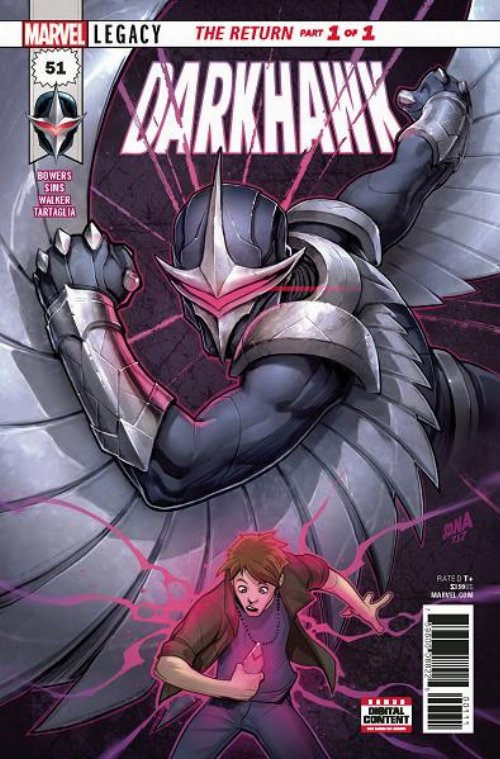 Τεύχος Κόμικ Darkhawk #51 LEG