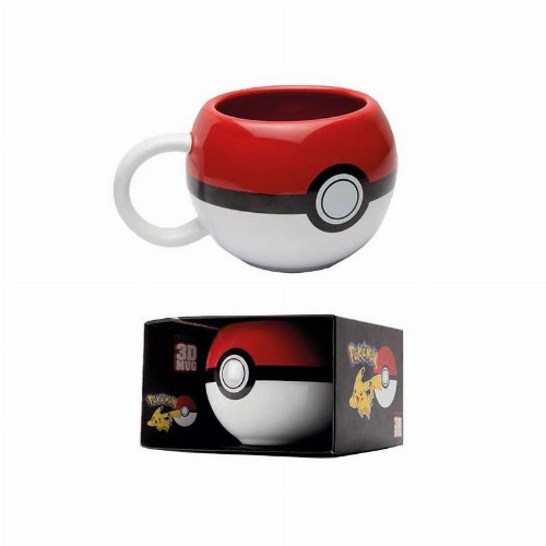 Pokemon - Pokeball Shaped 3D Mug
(300ml)