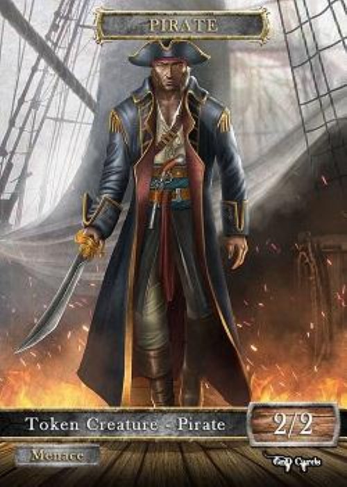 Pirate Token (Black 2/2) (Version 1)