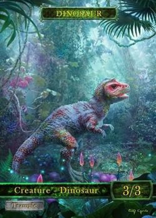 Dinosaur Token (Green 3/3) (Version 3)