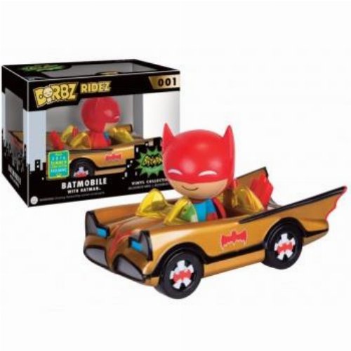Funko DORBZ Ridez - Batman #66 Gold Batmobile with
Batman (SDCC 2017 Exclusive) Figure
