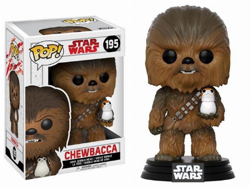 Figure Funko POP! Star Wars E8 The Last Jedi -
Chewbacca with Porg #195