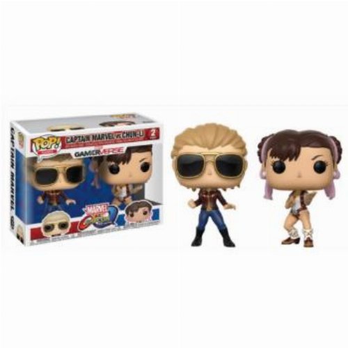 Figures Funko POP! Marvel vs. Capcom Infinite -
Captain Marvel vs Chun-Li 2-Pack