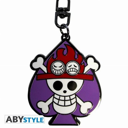 One Piece - Skull Ace Μπρελόκ