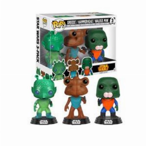 Φιγούρες Funko POP! Star Wars - Greedo, Hammerhead,
Walrus Man 3-pack (Limited)