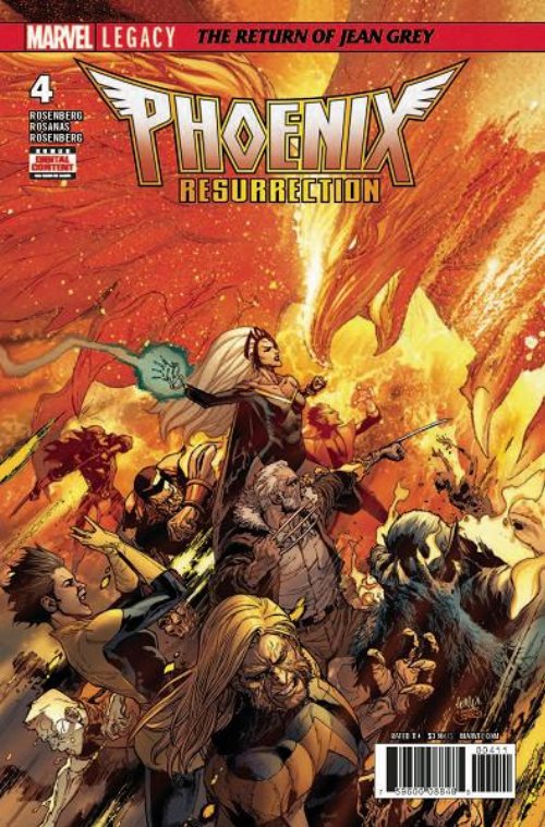 Τεύχος Κόμικ Phoenix Resurrection - The Return Of Jean
Grey #4 (Of 5) LEG