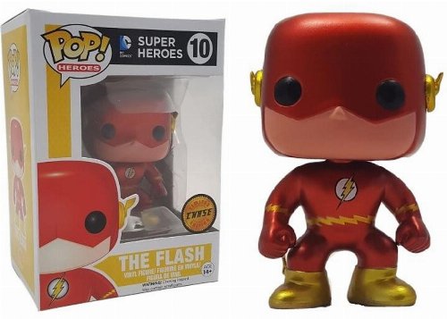 Figure Funko POP! DC Heroes - The Flash
(Metallic) #10 (Chase)