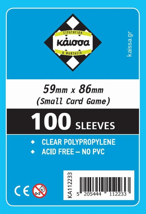 Board Games Sleeves (100 Θήκες) Small Card Game
Sleeves 59x86mm