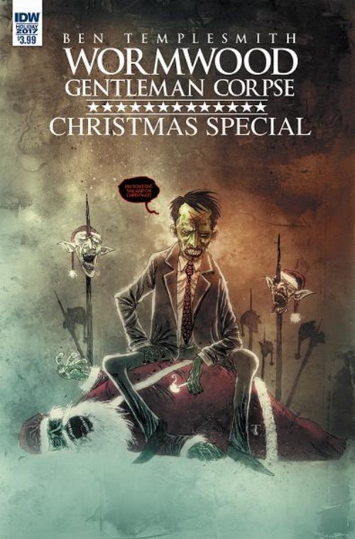 Τεύχος Κόμικ Wormwood Gentleman Corpse Christmas Cover
B