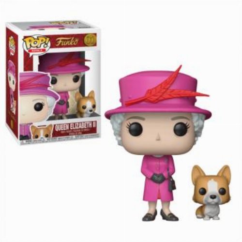 Figure Funko POP! Royal Family - Queen Elizabeth
II (with Corgis) #1