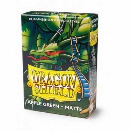 Dragon Shield Sleeves Japanese Small Size - Matte
Apple Green (60 Sleeves)