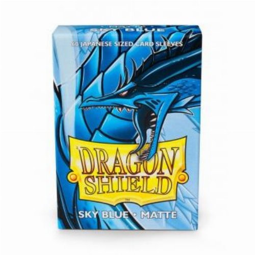 Dragon Shield Sleeves Japanese Small Size -
Matte Sky Blue (60 Sleeves)