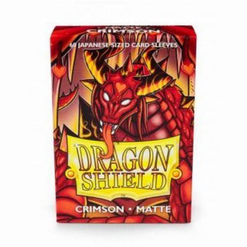Dragon Shield Sleeves Japanese Small Size - Matte
Crimson (60 Sleeves)