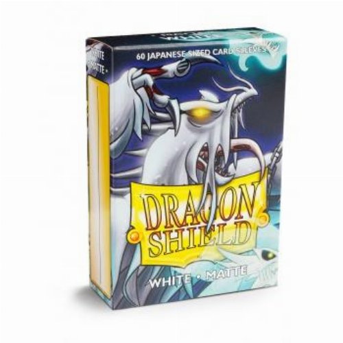Dragon Shield Sleeves Japanese Small Size - Matte
White (60 Sleeves)