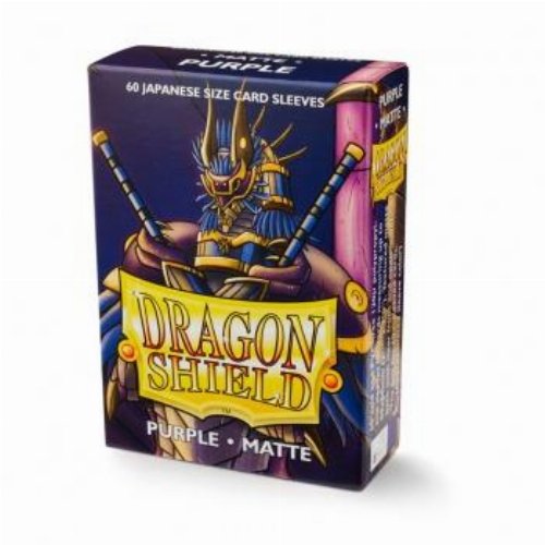 Dragon Shield Sleeves Japanese Small Size -
Matte Purple (60 Sleeves)
