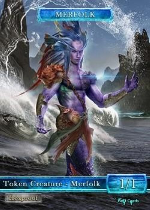 Merfolk Token (Blue 1/1 Hexproof) (Version
2)