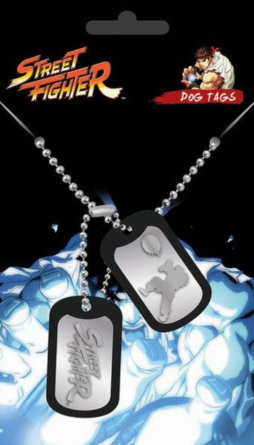 Street Fighter - Fight Dogtag with Chain