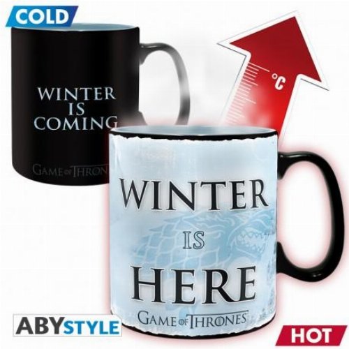 Game Of Thrones - Winter is here Heat Change Κεραμική
Κούπα (460ml)