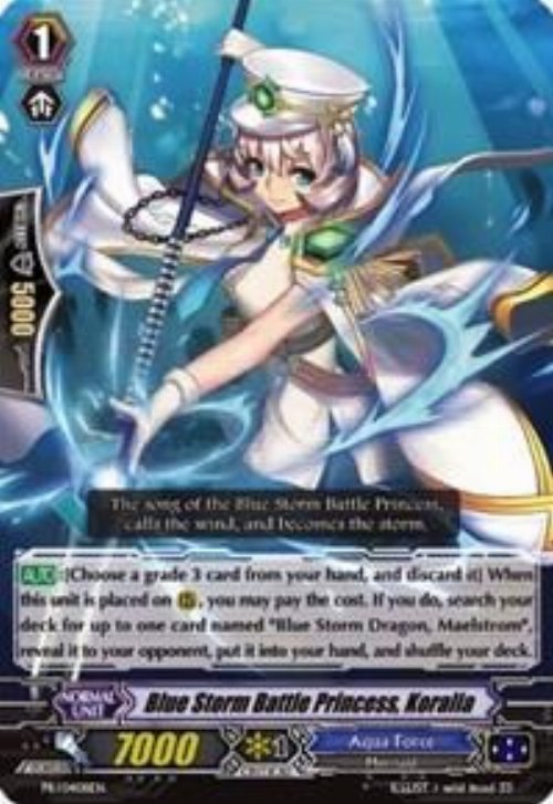 Blue Storm Battle Princess, Koralia (Version 2 -
Promo)