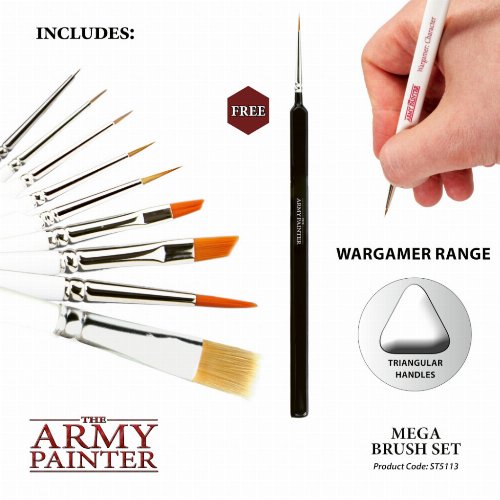 The Army Painter - Wargaming Mega Brush
Set