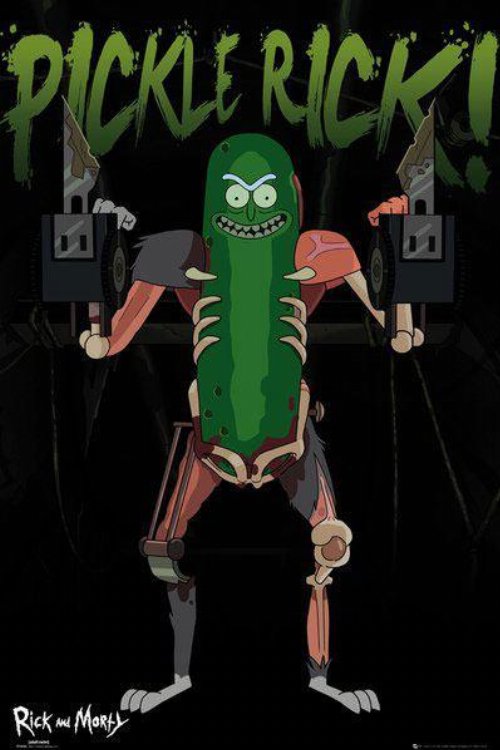 Rick and Morty - Pickle Rick Poster
(92x61cm)