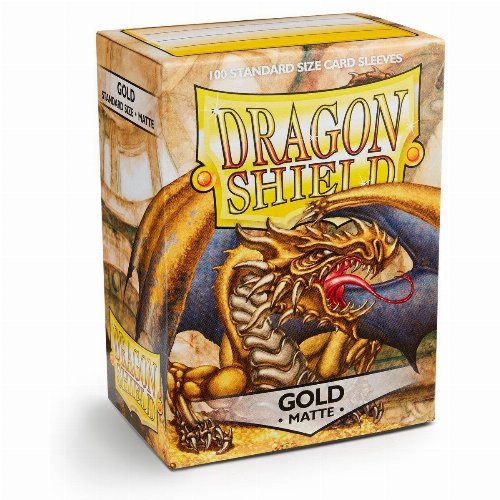 Dragon Shield Sleeves Standard Size - Matte Gold
(100 Sleeves)