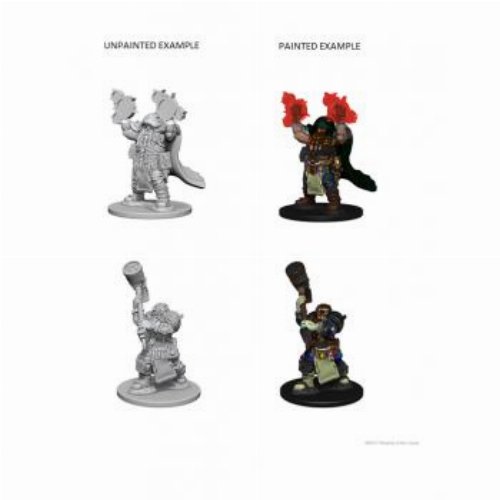 D&D Nolzur's Marvelous Miniatures - 2x Dwarf Male
Cleric