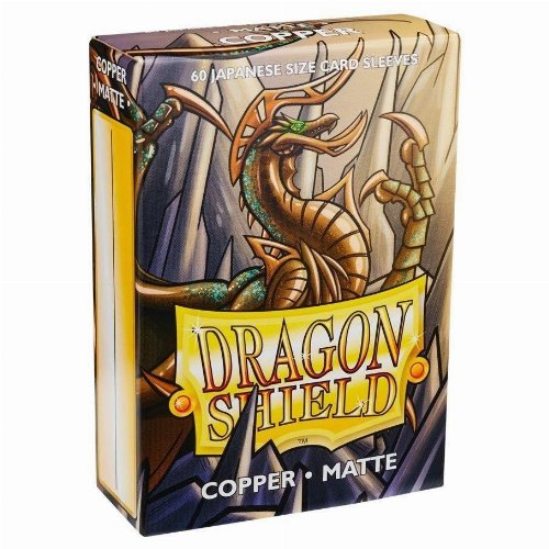 Dragon Shield Sleeves Japanese Small Size - Matte
Copper (60 Sleeves)