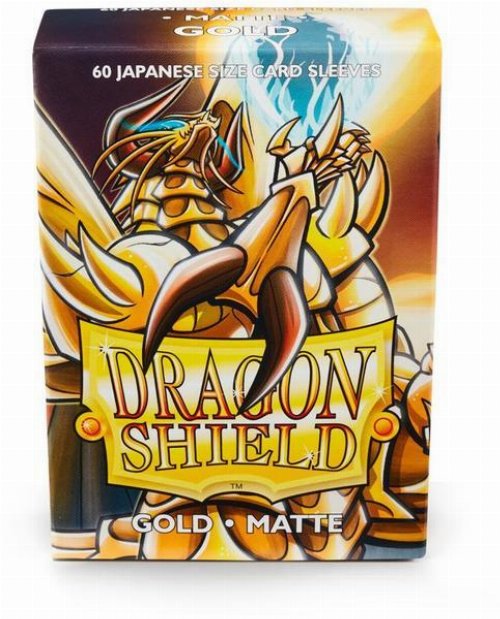 Dragon Shield Sleeves Japanese Small Size - Matte Gold
(60 Sleeves)