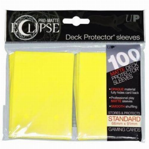 Ultra Pro Card Sleeves Standard Size 100ct - PRO-Matte
Lemon Yellow