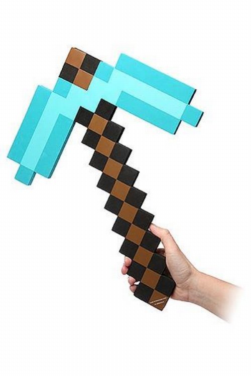 Minecraft - Plastic Diamond Pickaxe Replica
(51cm)