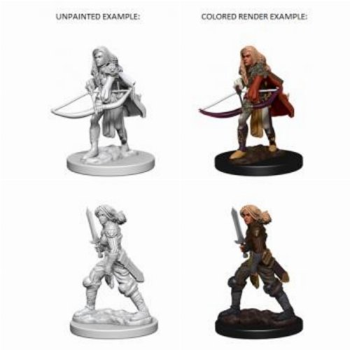 Pathfinder Deep Cuts Miniatures - 2 x Human Female
Fighter