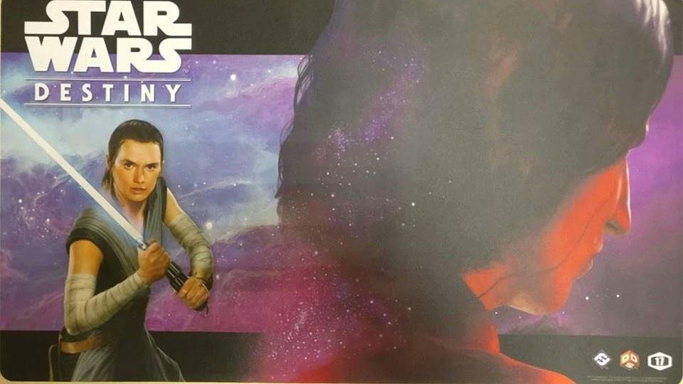 Destiny Prime 2019 Top 8 Rey and Kylo Playmat Star Wars 