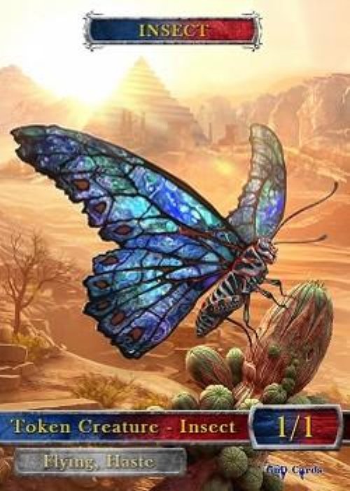 Insect Token (Blue and Red 1/1) (Version
2)