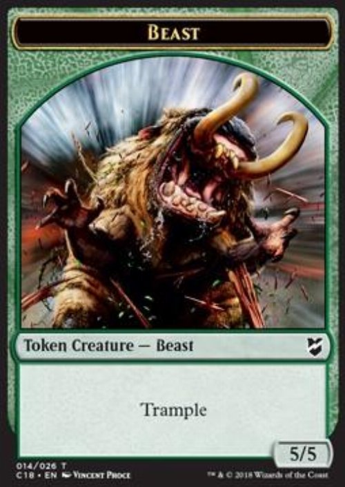 Beast Token (Green 5/5)