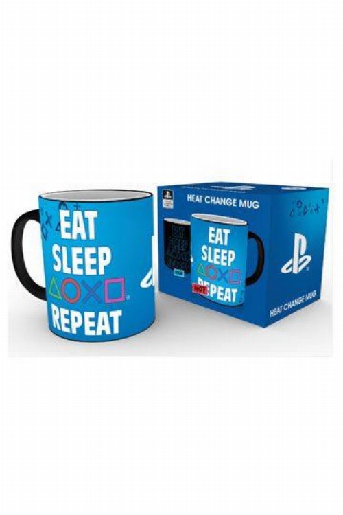 Κεραμική Κούπα PlayStation - Heat Change Eat Sleep
Repeat