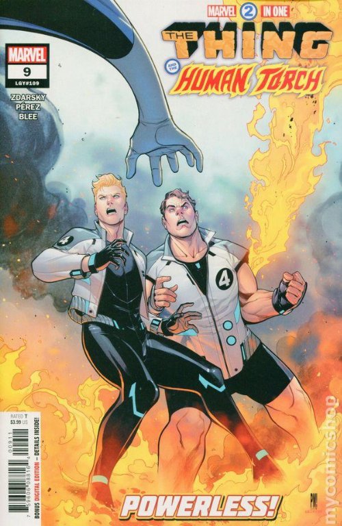 Τεύχος Κόμικ Marvel 2 In One: The Thing And The Human
Torch #9