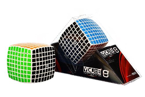 V-Cube 8 White Pillow