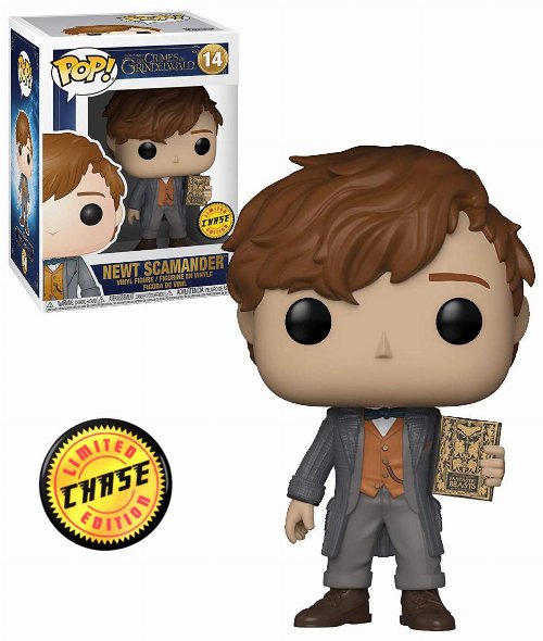 Figure Funko POP! Fantastic Beasts 2: The Crimes
of Grindelwald - Newt Scamander (Book) #14
(Chase)