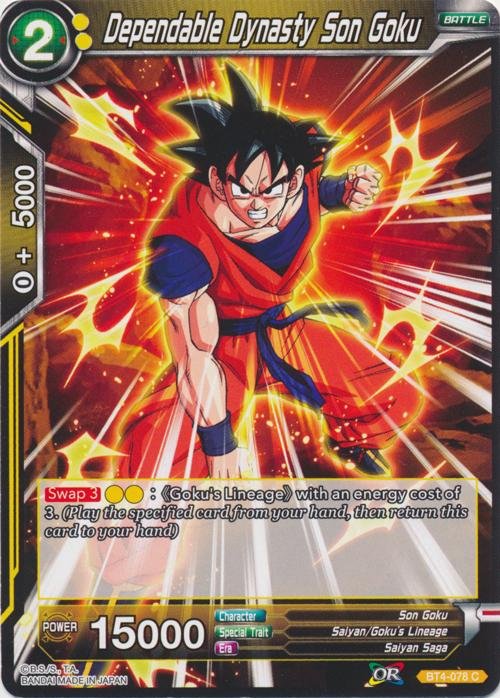 Dependable Dynasty Son Goku