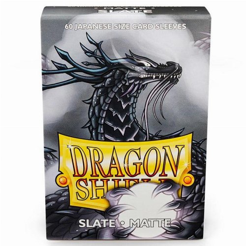Dragon Shield Sleeves Japanese Small Size -
Matte Slate (60 Sleeves)