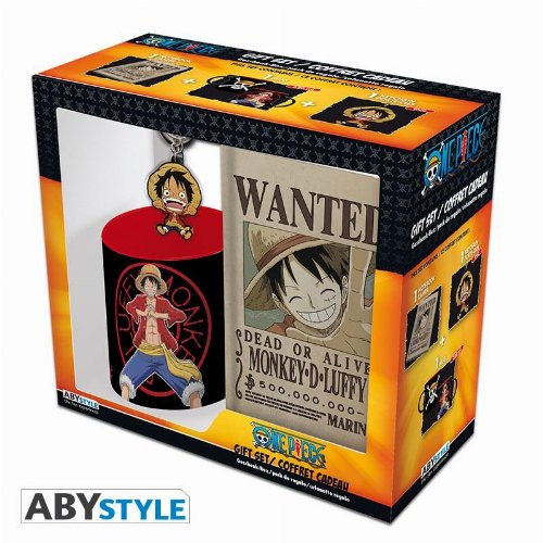 One Piece - Luffy Gift Set (Mug + Keychain +
Notebook)