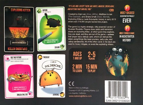 Board Game Exploding Kittens Original
Edition