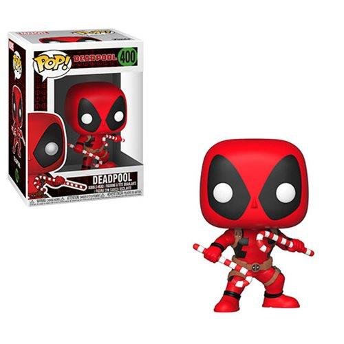 Figure Funko POP! Marvel - Holiday Deadpool with
Candy Canes #400